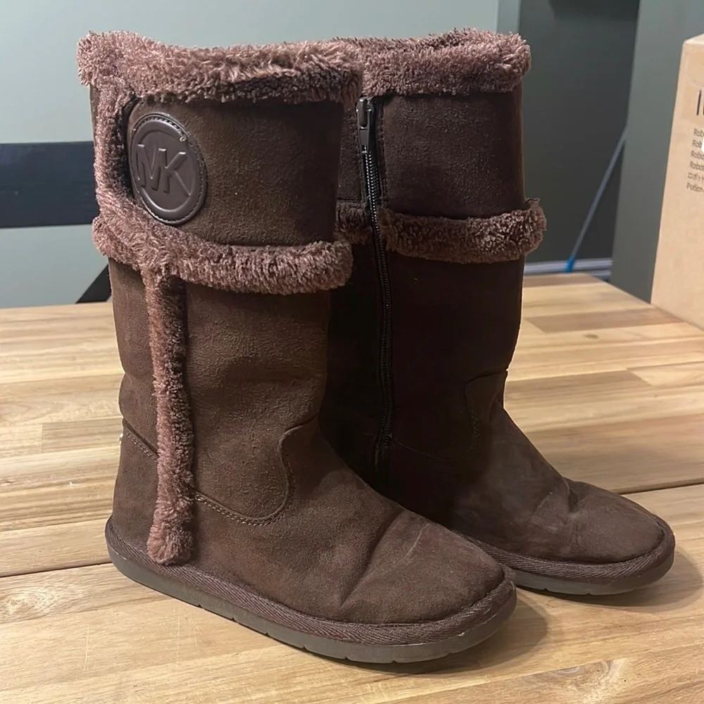 MICHAEL KORS Alina suede / faux fur boots